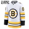 Lasten NHL Boston Bruins Pelipaita Custom 2025-26 Fanatics Premium Vieras Valkoinen
